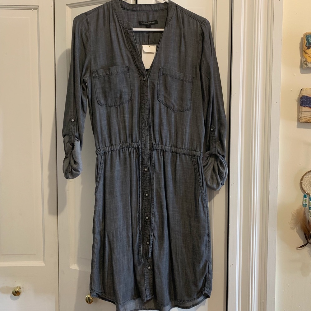Denim Shirt Dress